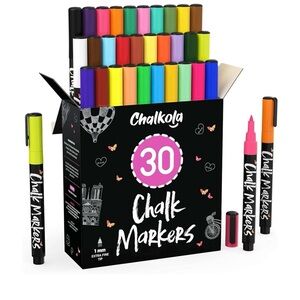 CHALKOLA 30 Chalk Markers